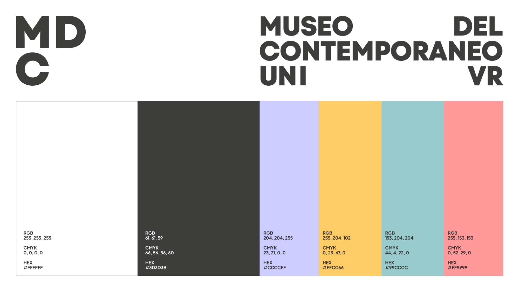 FRAMING THE CONTEMPORARY — A Visual Identity for Museo del Contemporaneo — detail 2