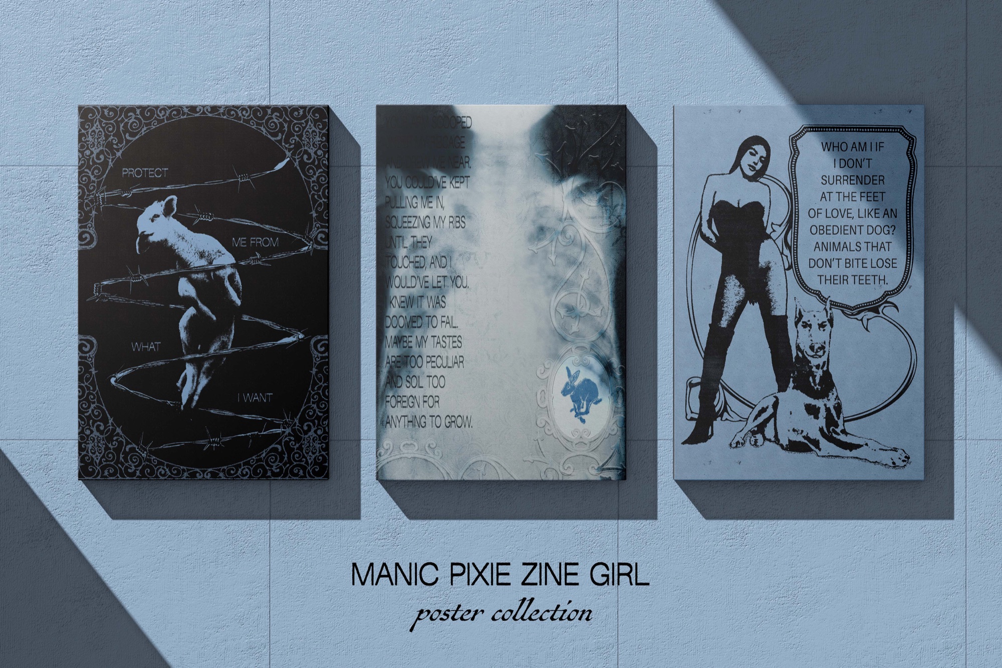 Manic Pixie Zine Girl — Poster Series — detail 3